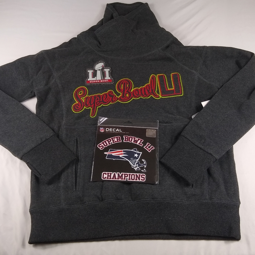 New Super Bowl LI Sweater Patriots decal gift